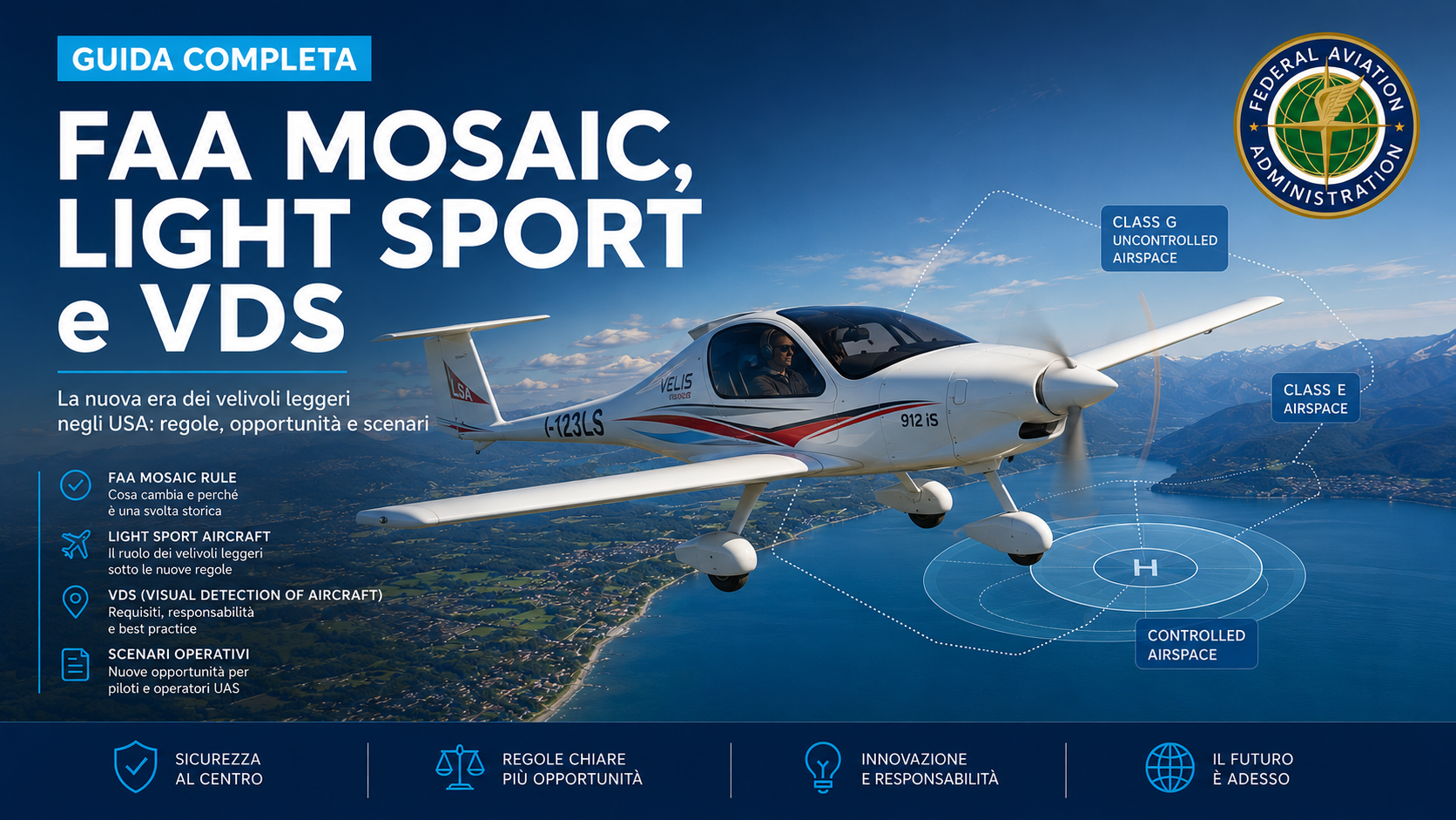 FAA MOSAIC: le nuove regole Light-Sport spiegate a chi vola VDS