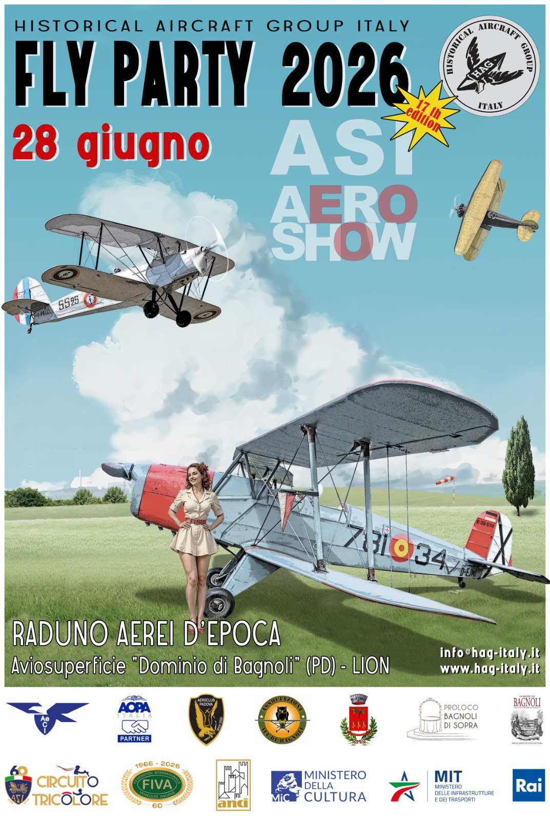 Fly Party 2026: ASI Aero Show a Bagnoli di Sopra